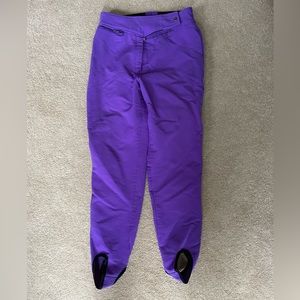 Girls Obermeyer ski pant, stirrup style